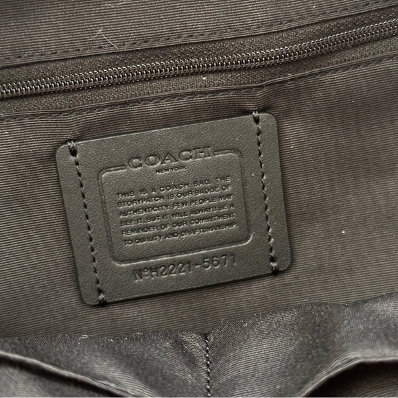 Coach Court Backpack In Signature Canvas Black - Picture 14 of 14